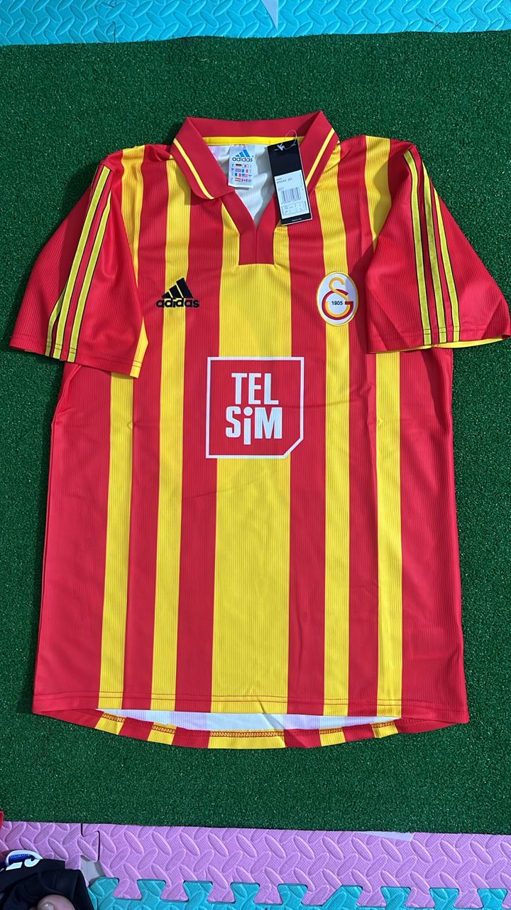 Gheorghe Hagi #10 – Galatasaray 2000 UEFA Super Kupa Final Retro Kit Jersey – | Trikot | Maillot | Forma Soccer Shirt