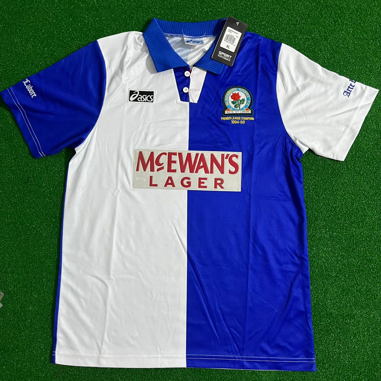 Hakan Şükür Blackburn Rovers Retro Home Football Jersey