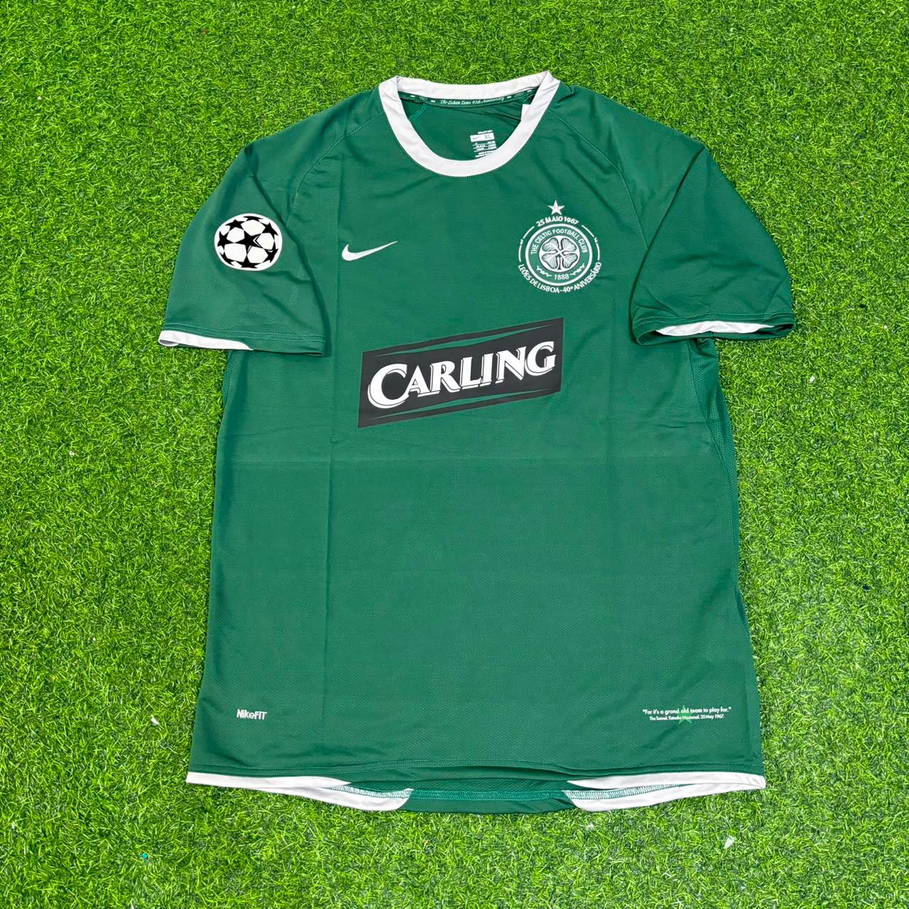 Henrik Larsson #7 Celtic Home Retro Jersey