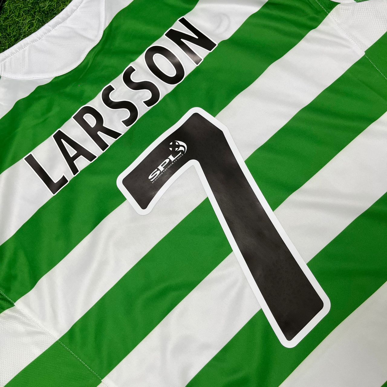 Henrik Larsson Celtic Home Retro Football Jersey