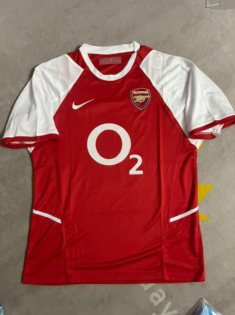 Viktor Gyökeres 14 - Arsenal o2 2002/03 Home Retro Kit Jersey Trikot Maillot Soccer