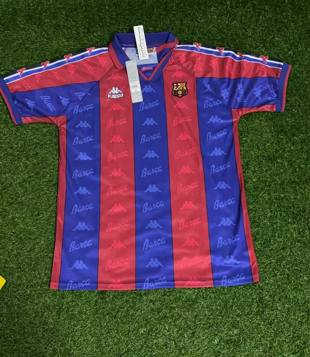 Hristo Stoickov Barcelona 1996 1997 Retro Jersey Trikot Maillot
