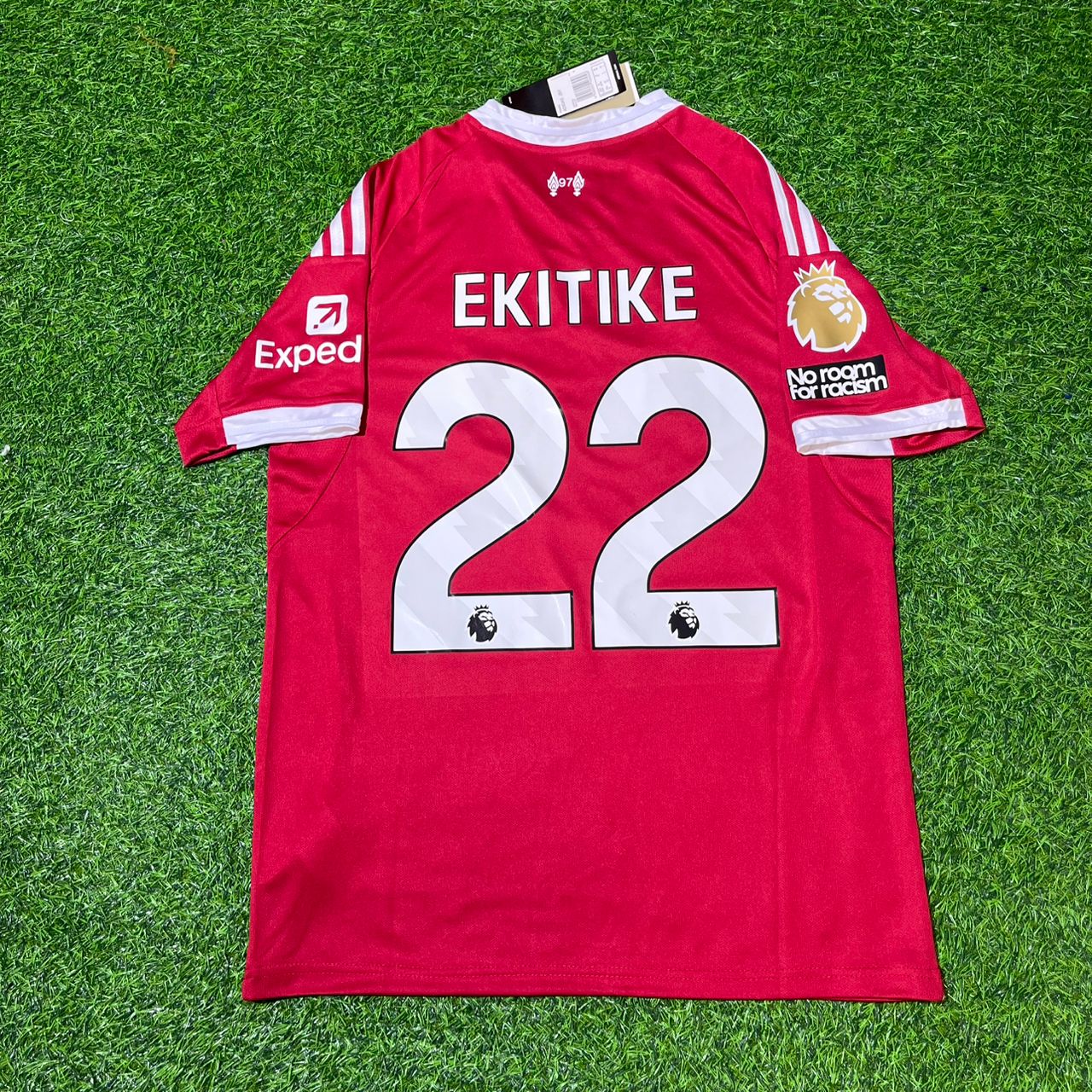 Hugo Ekitiké Liverpool 2025/26 Home Football Jersey Kit