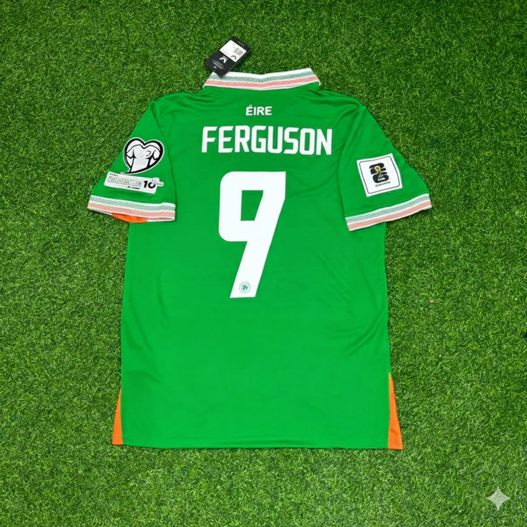 Evan Ferguson Ireland Eire Green National Team Football Jersey Kit