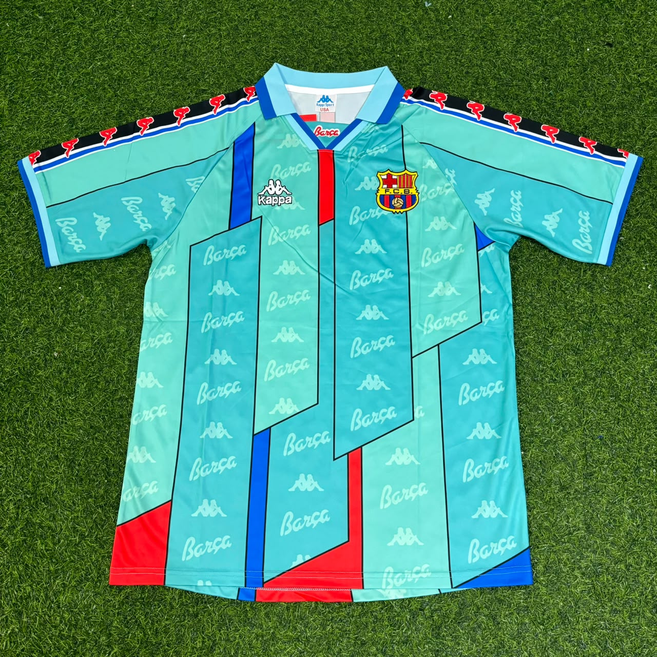 Ivan de la Pena Barcelona 1996 1997 Retro Football Jersey