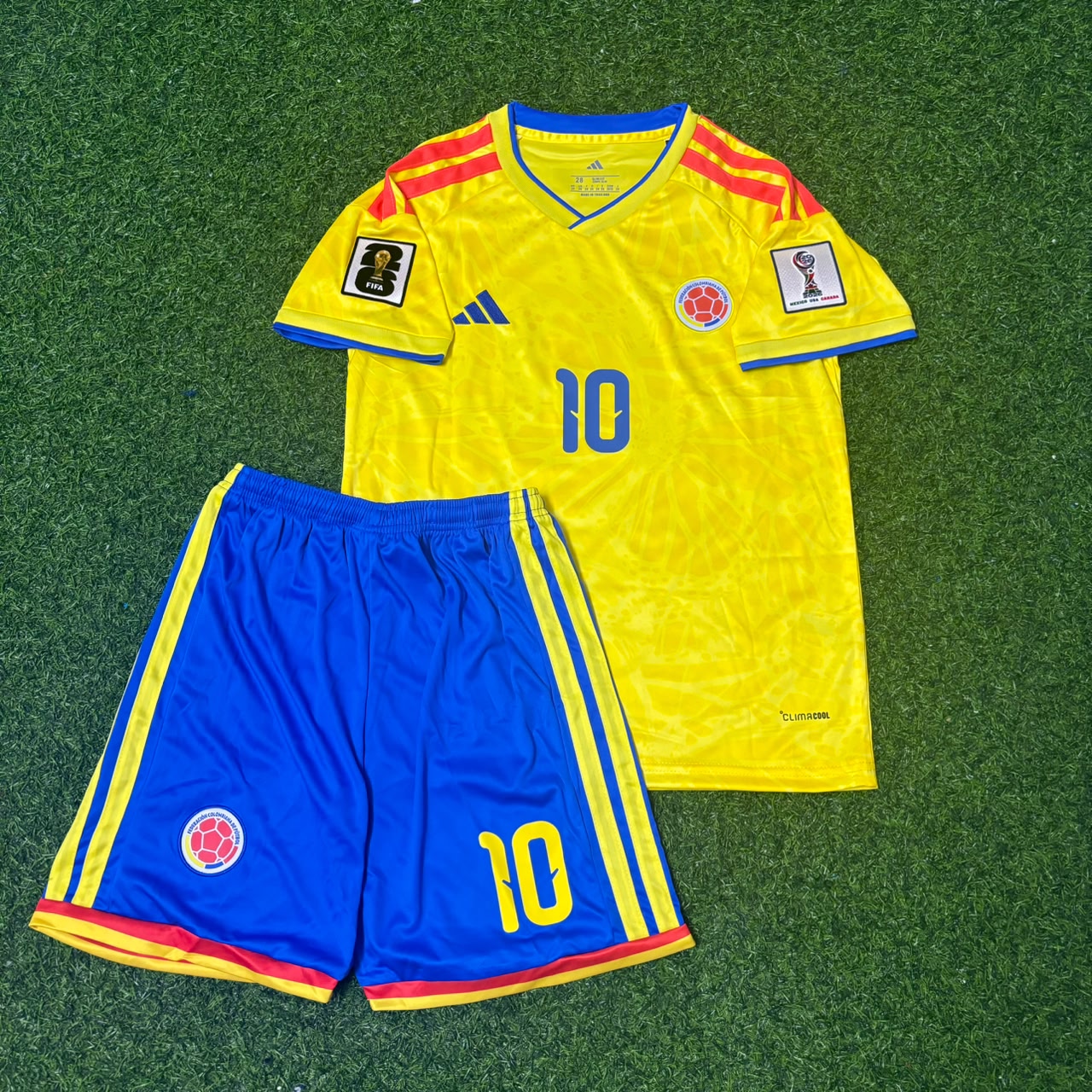 James Rodríguez #10 Kids Colombia 2026 World Cup Football Jersey