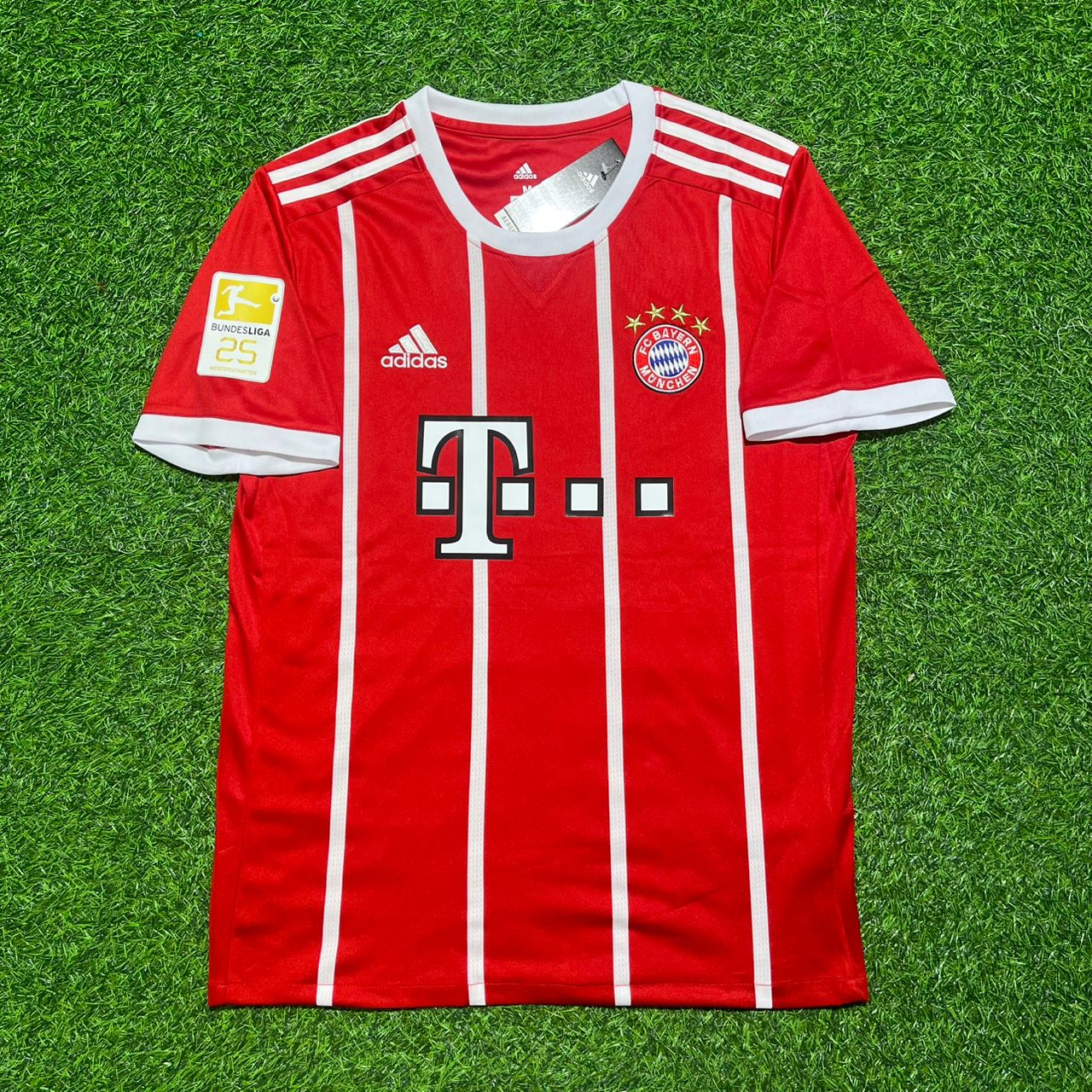 James Rodriguez Bayern Munich 2017-2018 Retro Home Jersey