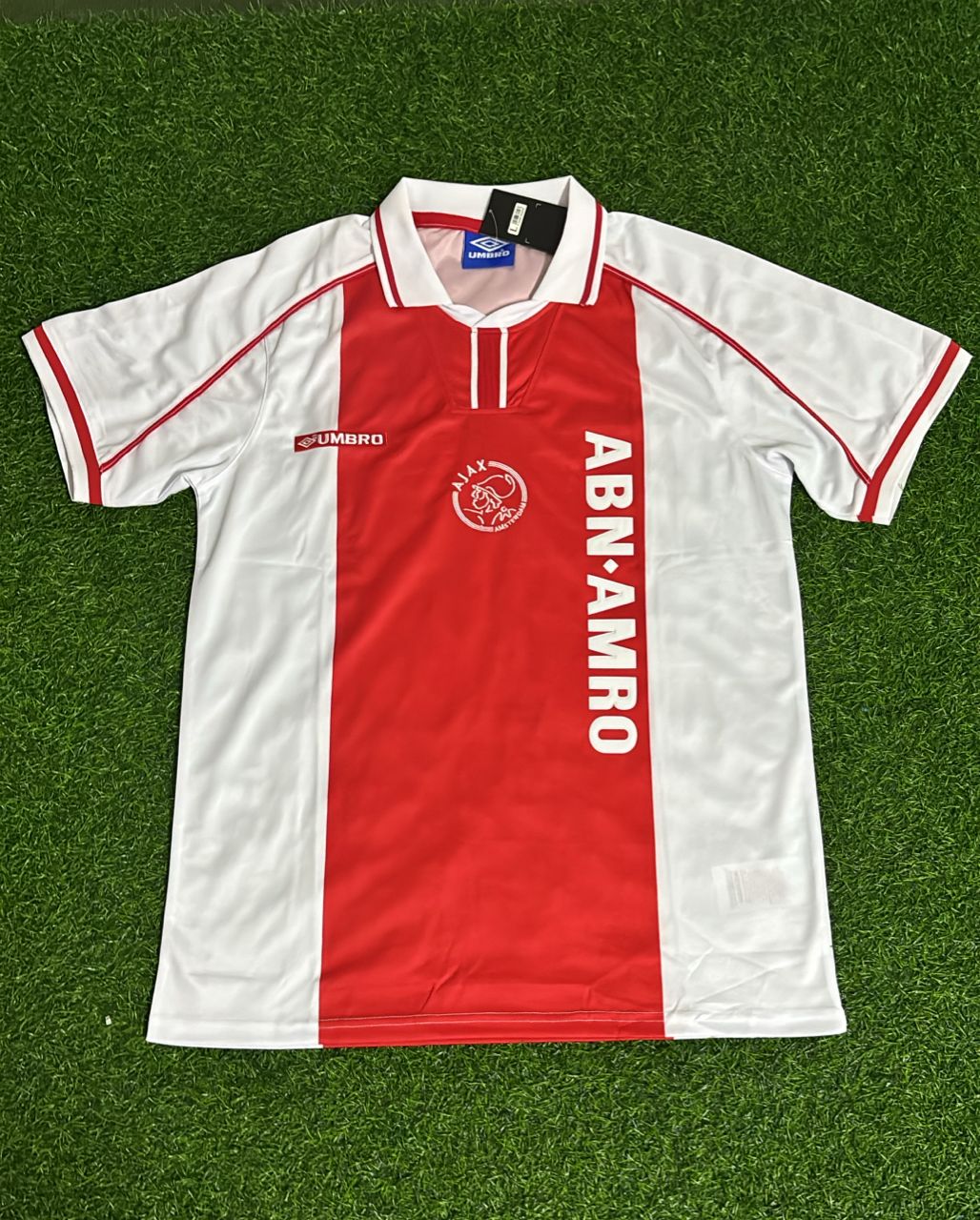 Jari Litmanen Ajax 1998-99 Retro Home Football Jersey Kit