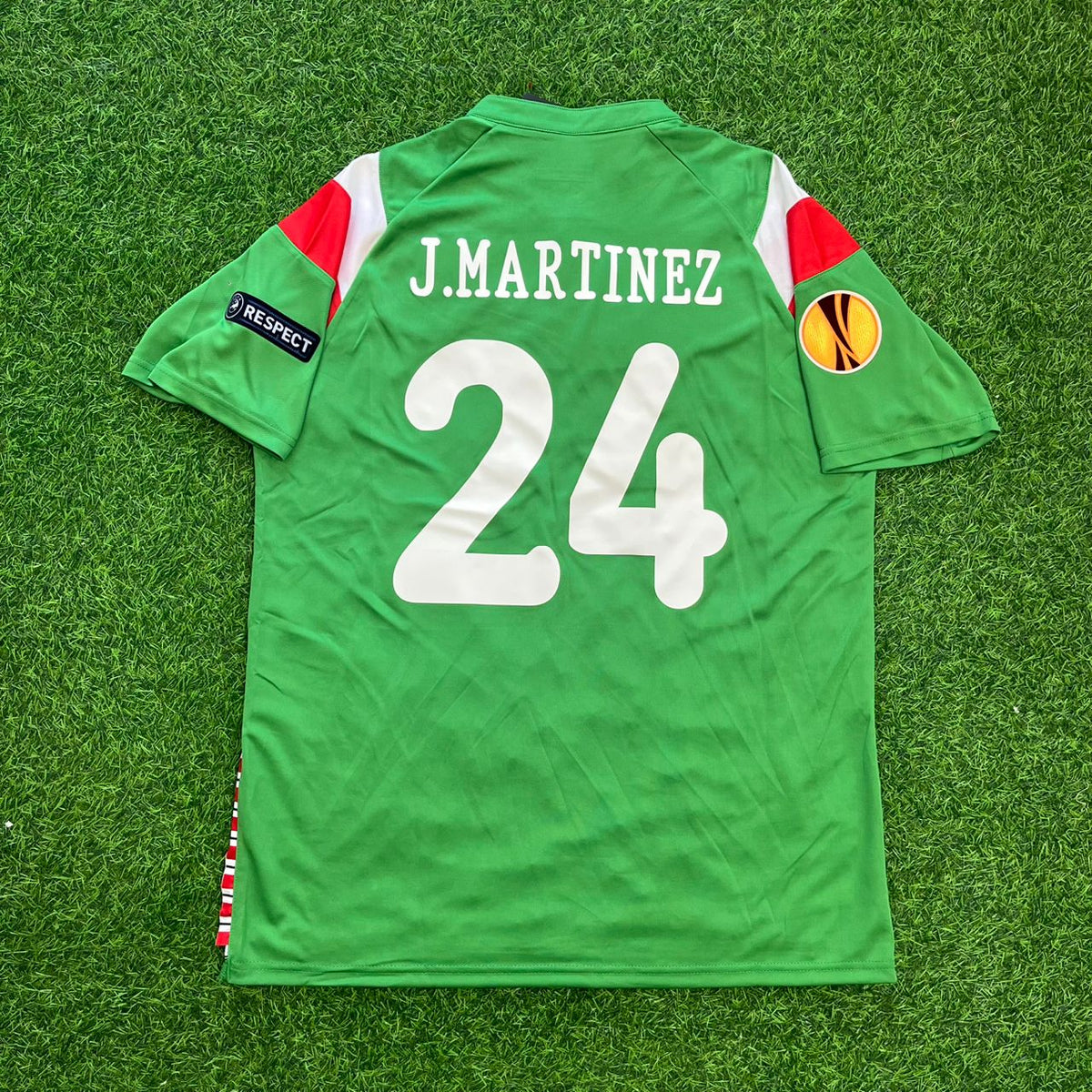 Javi Martínez Athletic Bilbao 2012 UEFA Final Retro Football Jersey Kit