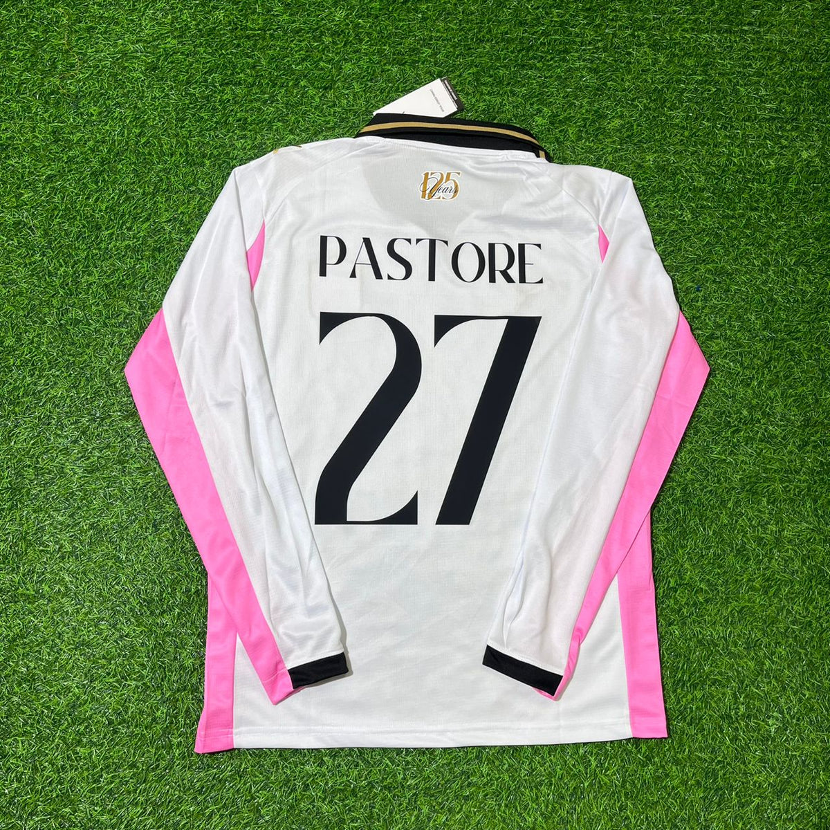 Javier Pastore Palermo Retro Langarm-Fußballtrikot
