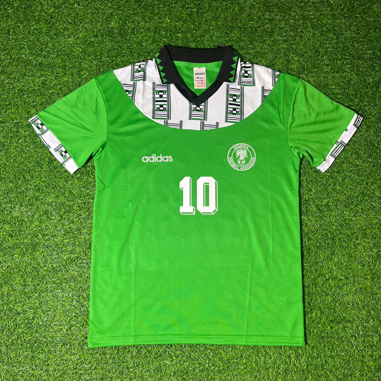 Jay-Jay Okocha Nigeria 2002 World Cup Retro Football Jersey Kit