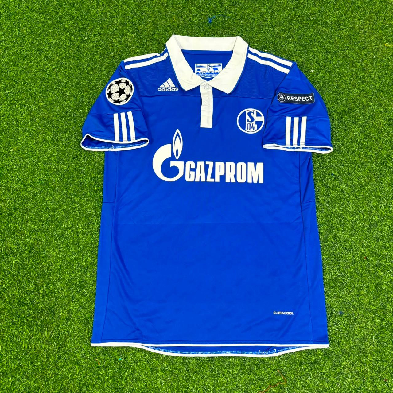 Jefferson Farfán 17- Schalke 04 Season 2010- 11 Retro Champions League Football Jersey Trikot Soccer Shirt