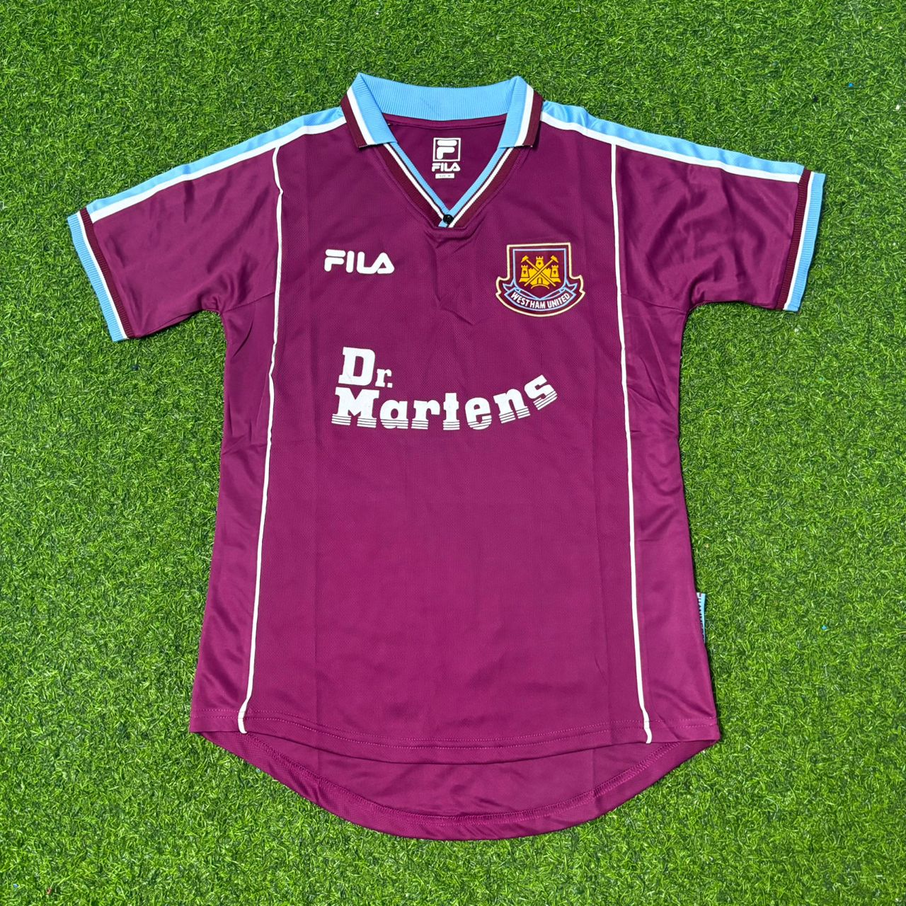 Joe Cole #10 West Ham 1999-2000 Home Retro Football Jersey