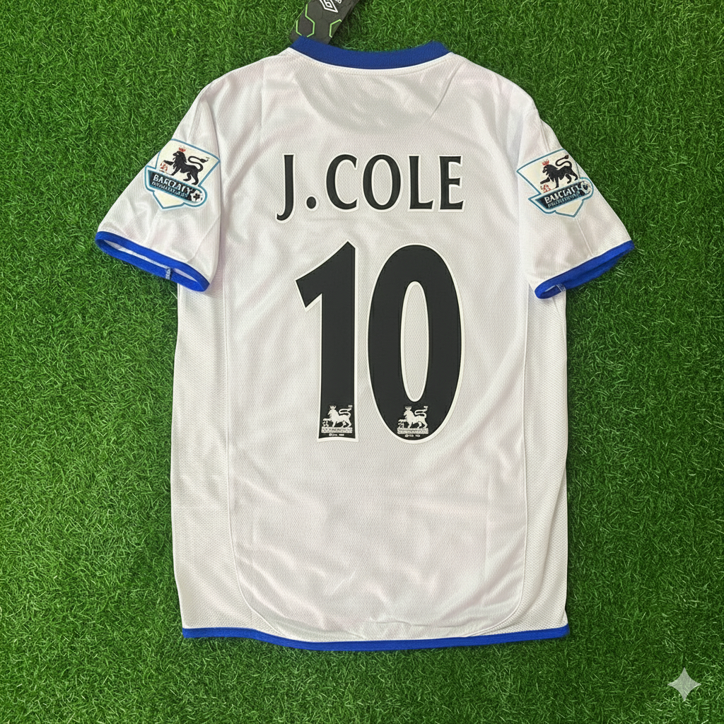 Joe Cole Chelsea Away 2004 Retro Football Jersey