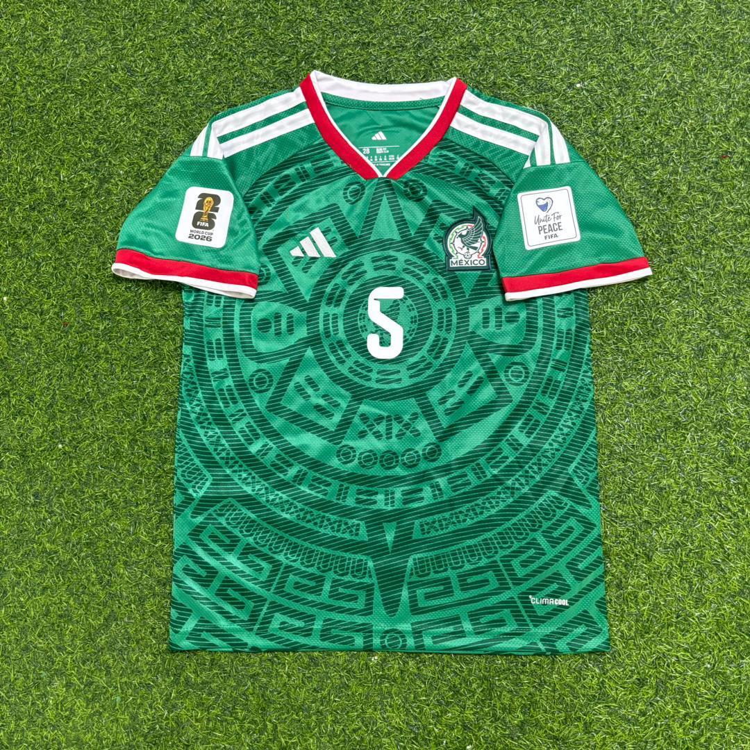 Johan Vasquez Mexico 2026 World Cup Home Green Football Jersey