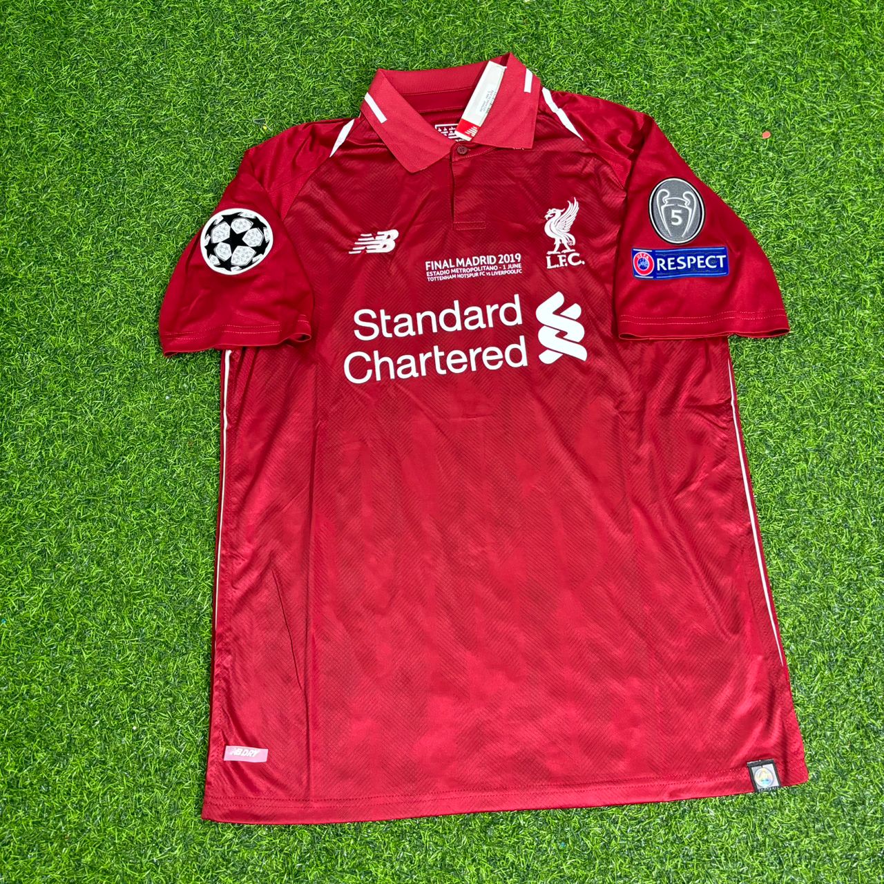 Jordan Henderson Liverpool 2019 CL Final Retro Kit Jersey Trikot Maillot Maglia
