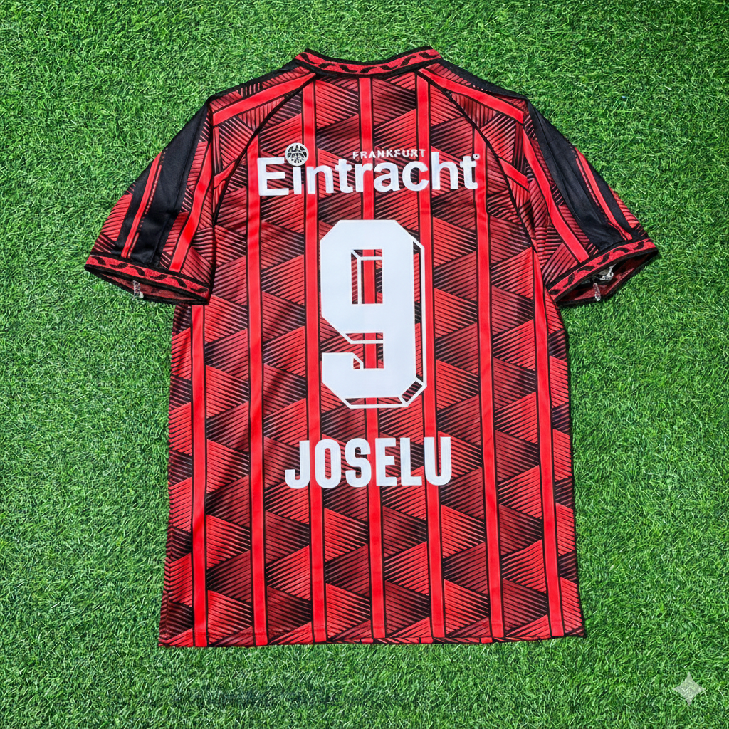 Joselu 9- Camiseta de fútbol retro del Eintracht Frankfurt