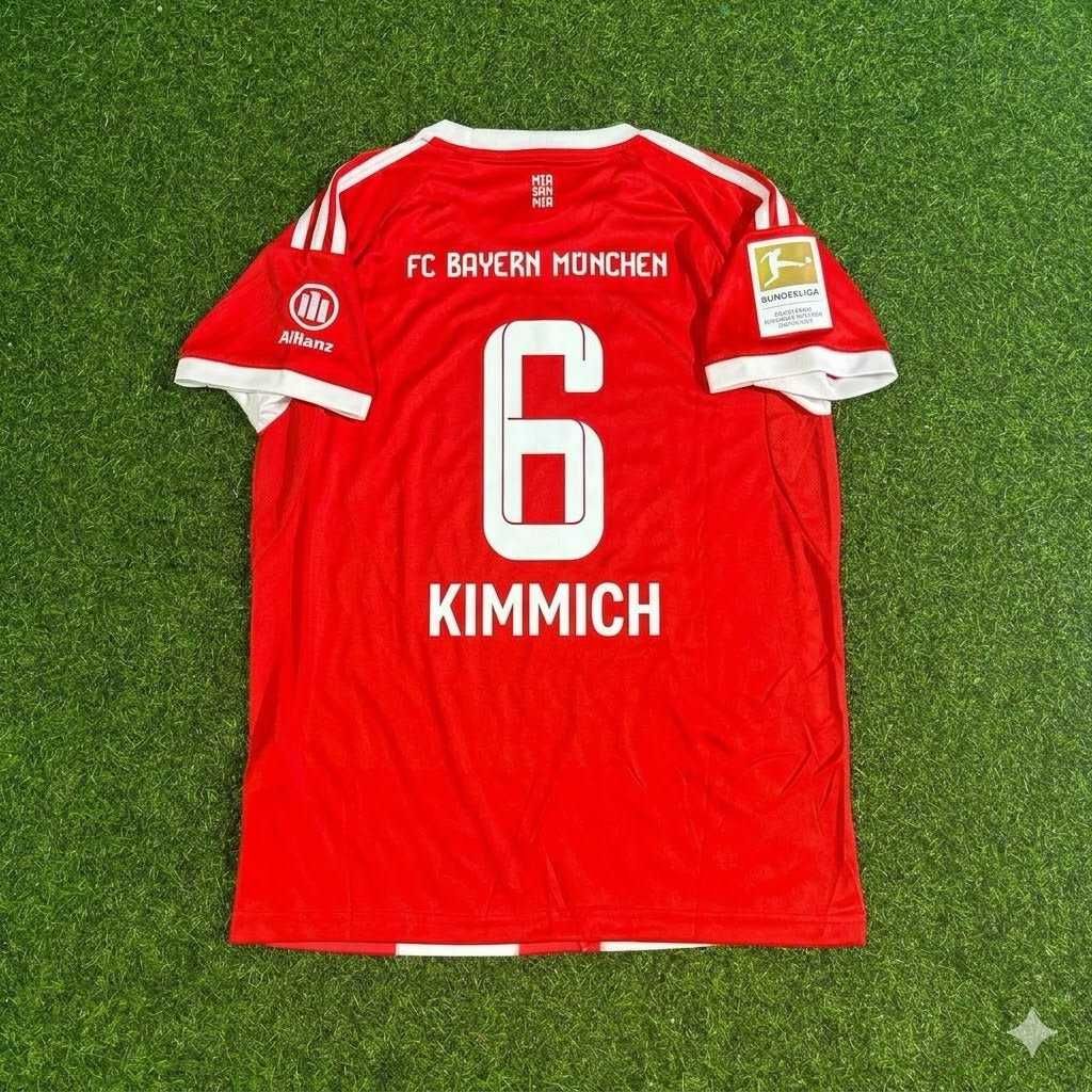 Joshua Kimmich #6 Bayern Munich 2026 Bundesliga Champions Football Jersey
