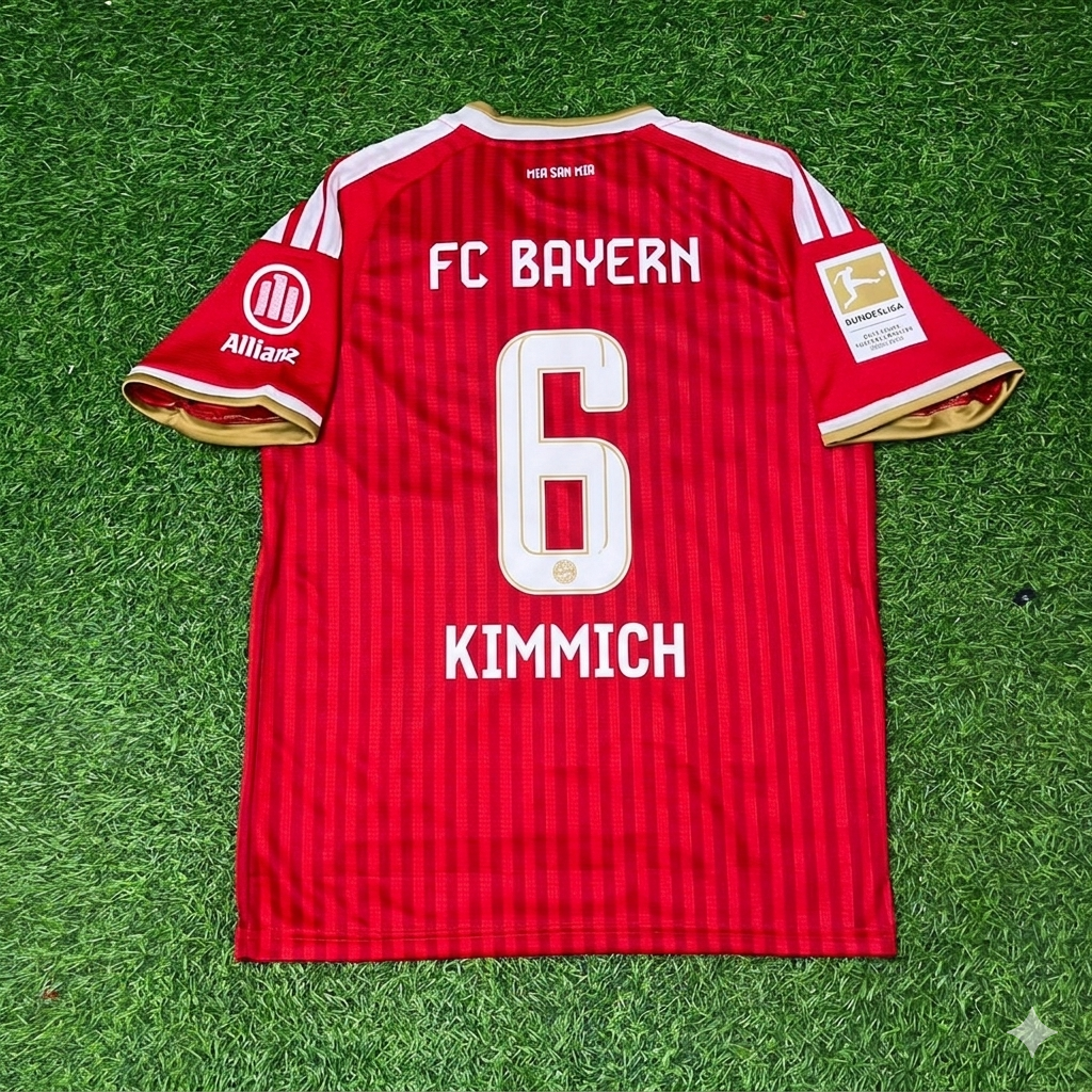 Joshua Kimmich #6 Bayern Munich 2027 Bundesliga Championship Patch Football Jersey