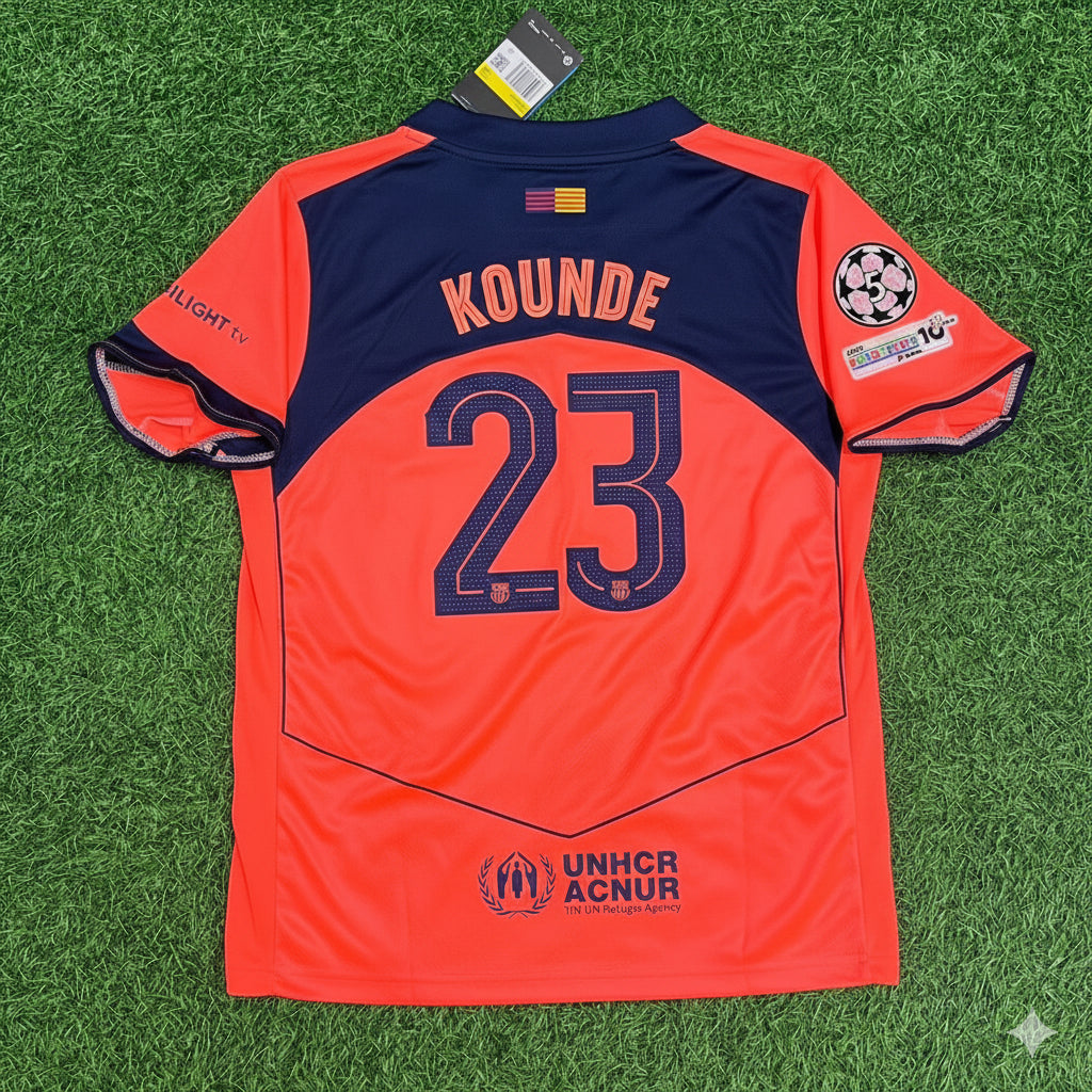 Jules Kounde Barcelone Kit Saison 2025/2026 Maillot Trikot Maillot