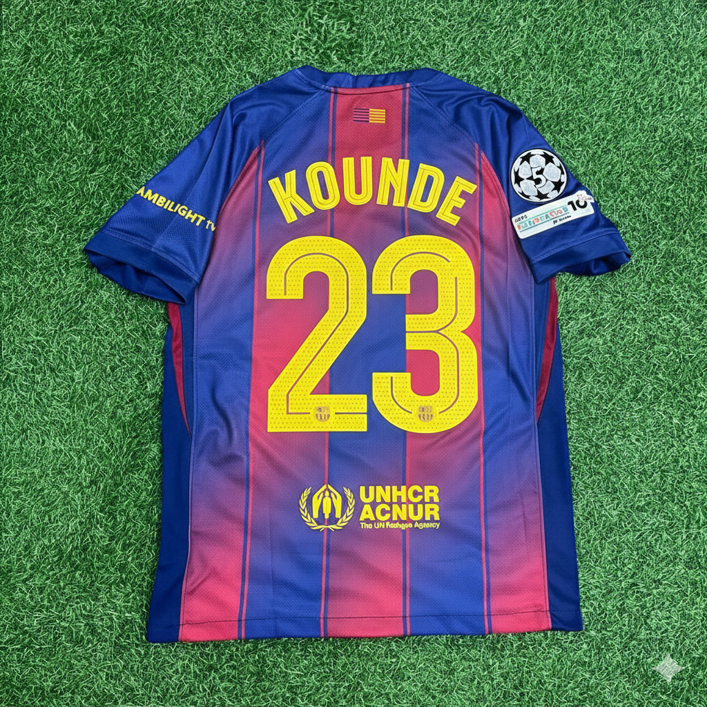Jules Kounde Barcelone Kit Saison 2025/2026 Maillot Trikot Maillot