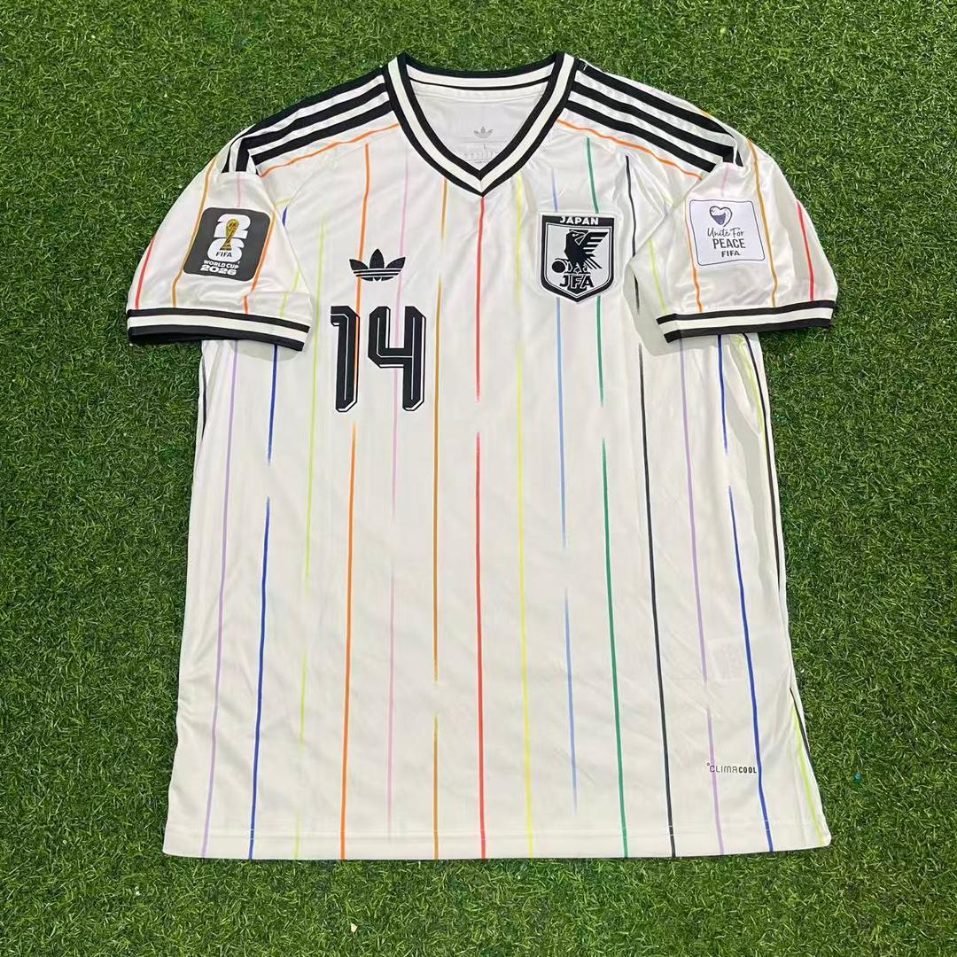 Junya Ito Japan 2026 World Cup Away White Football Jersey Trikot Maillot