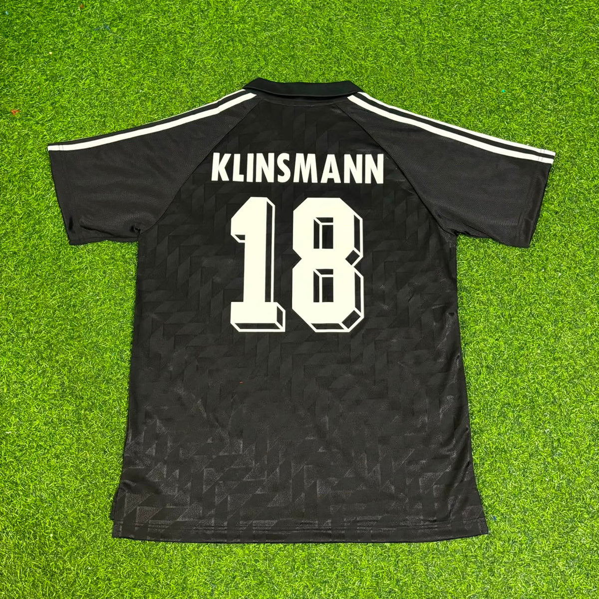 Jürgen Klinsmann Deutschland 1990 WM Schwarzes Retro Fußballtrikot