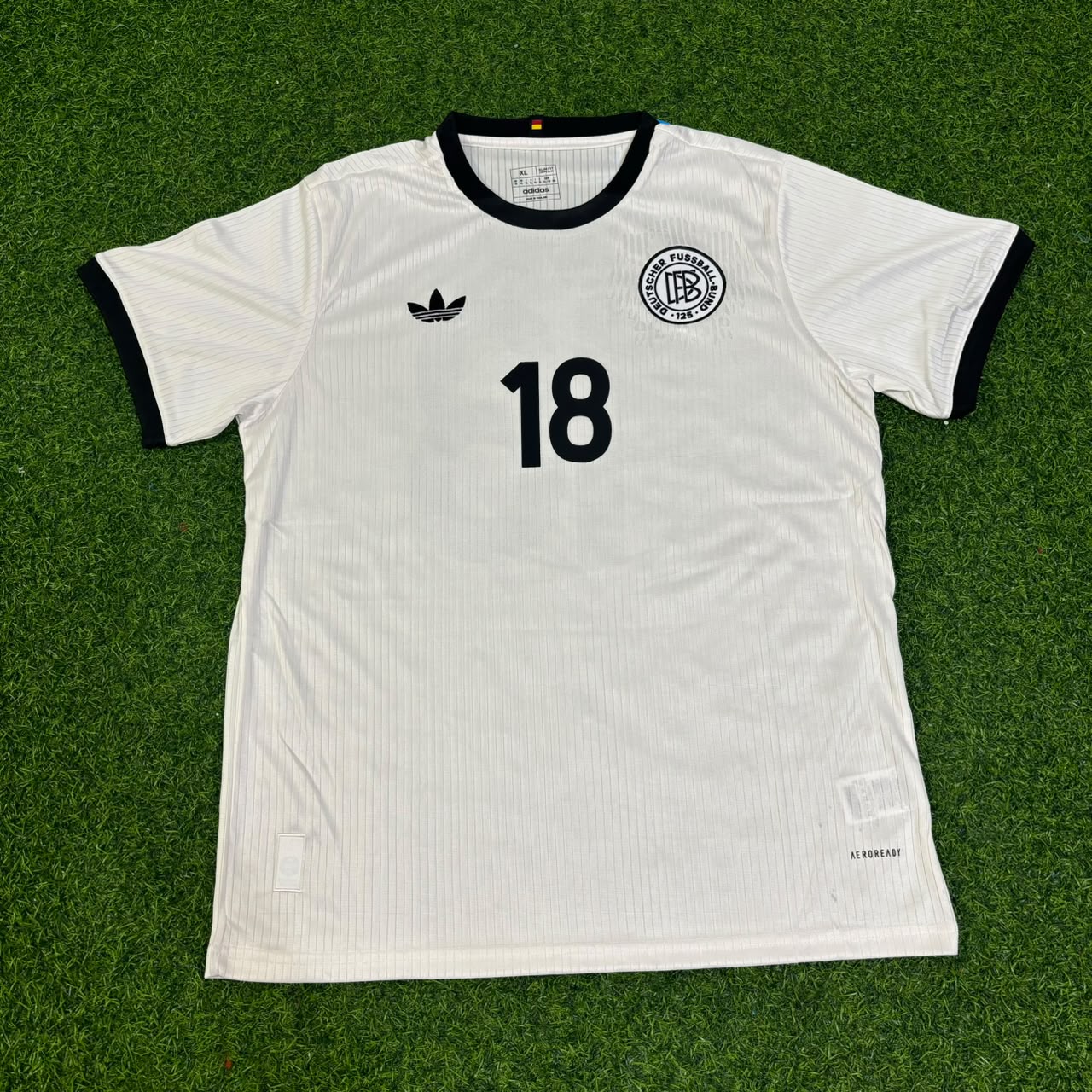 Jürgen Klinsmann Germany 125 Year Special White Football Jersey