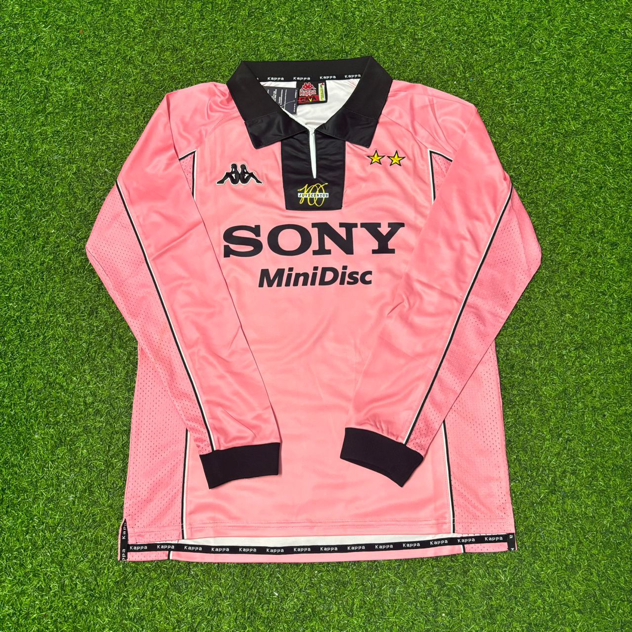 Edgar Davids #26 Juventus 1995 Pink Maglia Kit Jersey Trikot Maillot