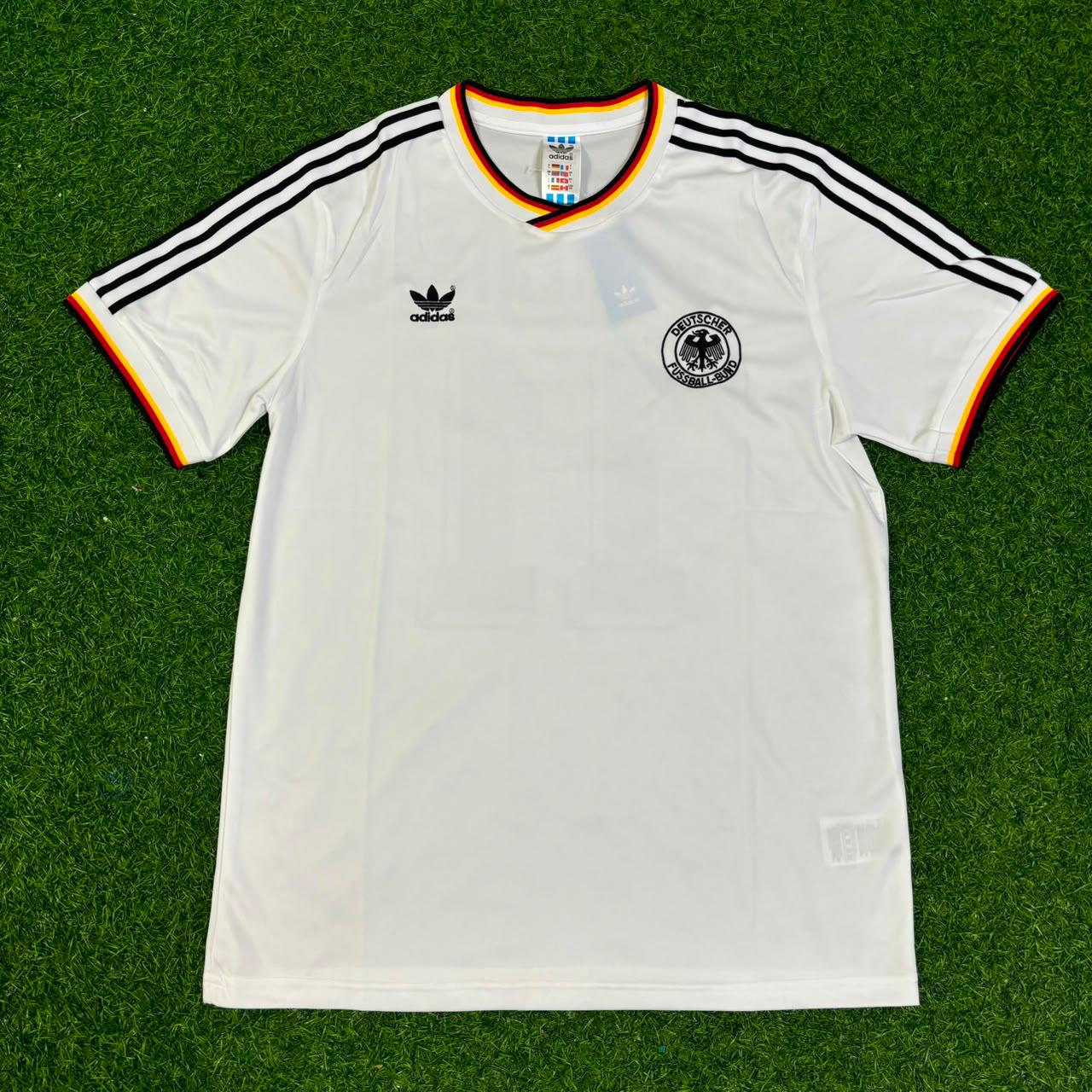Karl Heinz Rummenigge Germany 1986 World Cup Retro Football Jersey Kit