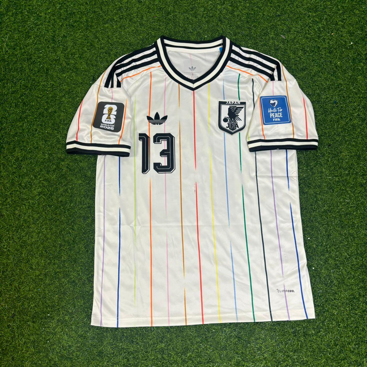 Keito Nakamura Japan World Cup 2026 Away White Football Jersey Trikot Maillot