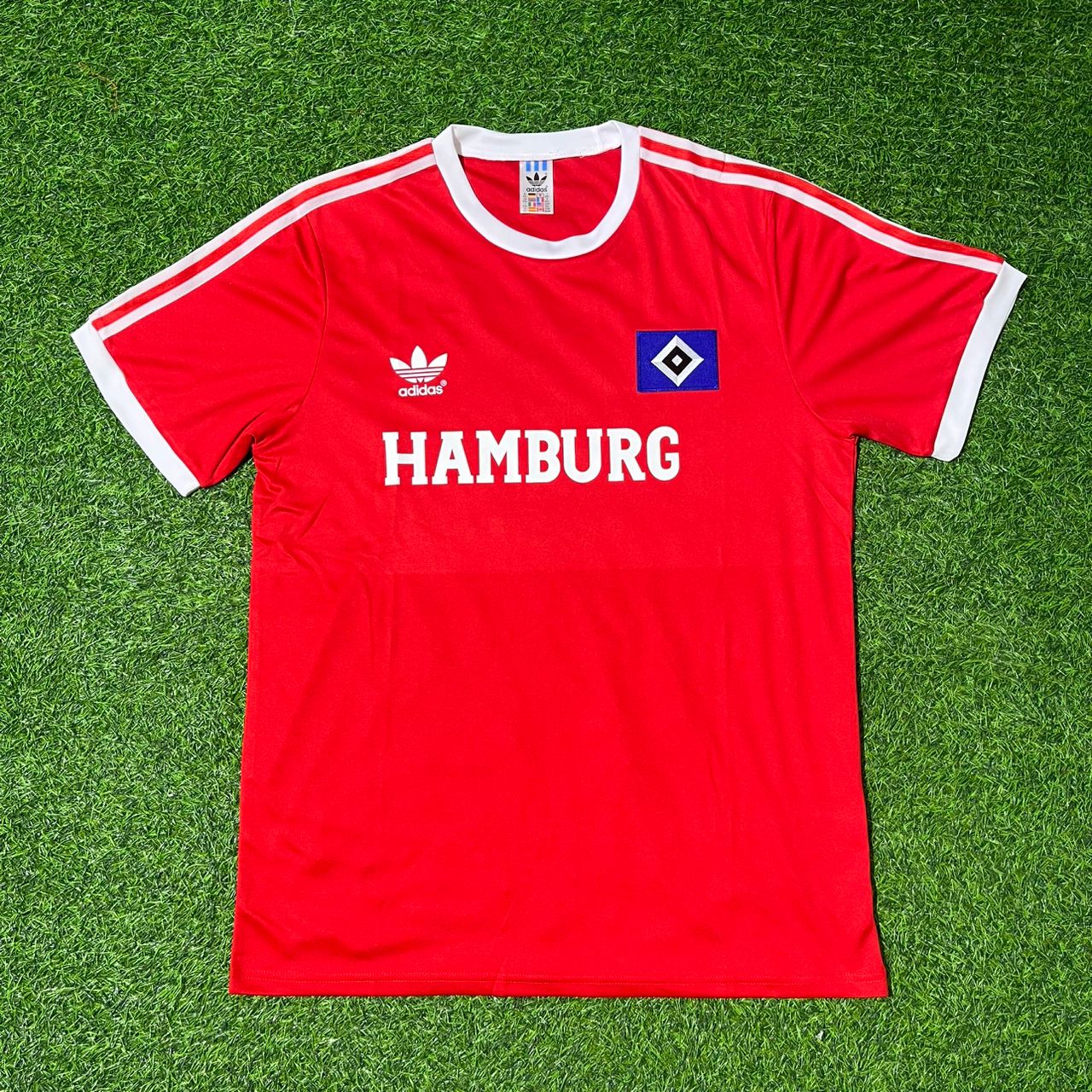 Kevin Keegan Hamburger SV Rotes Heimtrikot Retro Fußballtrikot