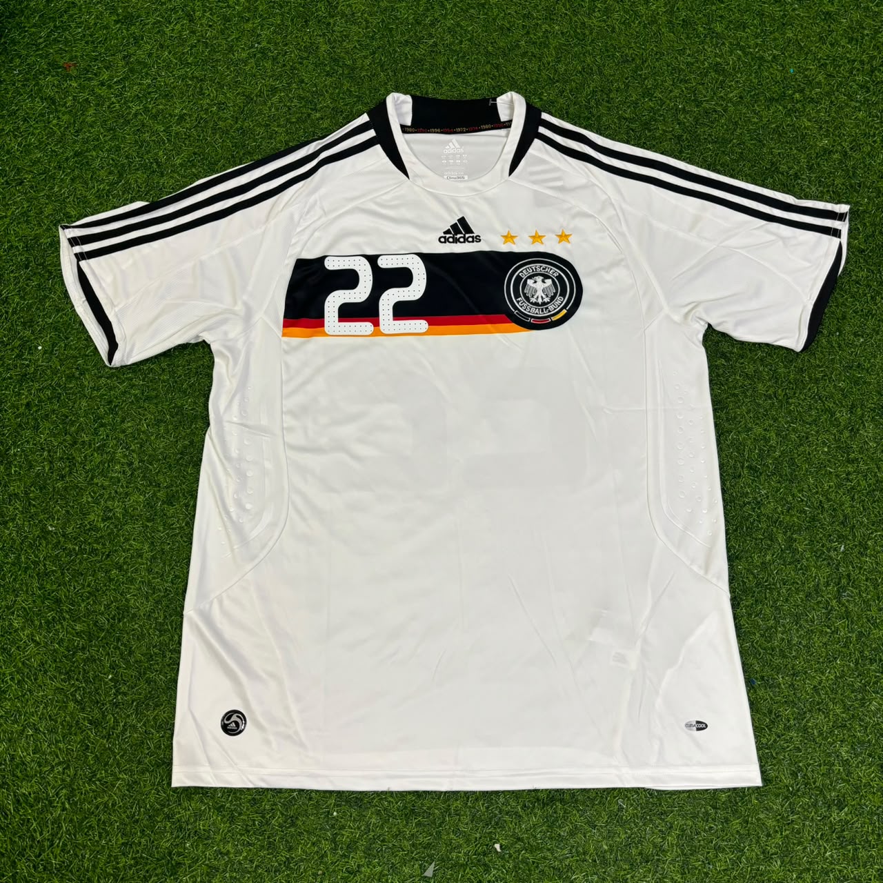 Maillot de football rétro de l'Allemagne, Bastian Schweinsteiger, Euro 2008