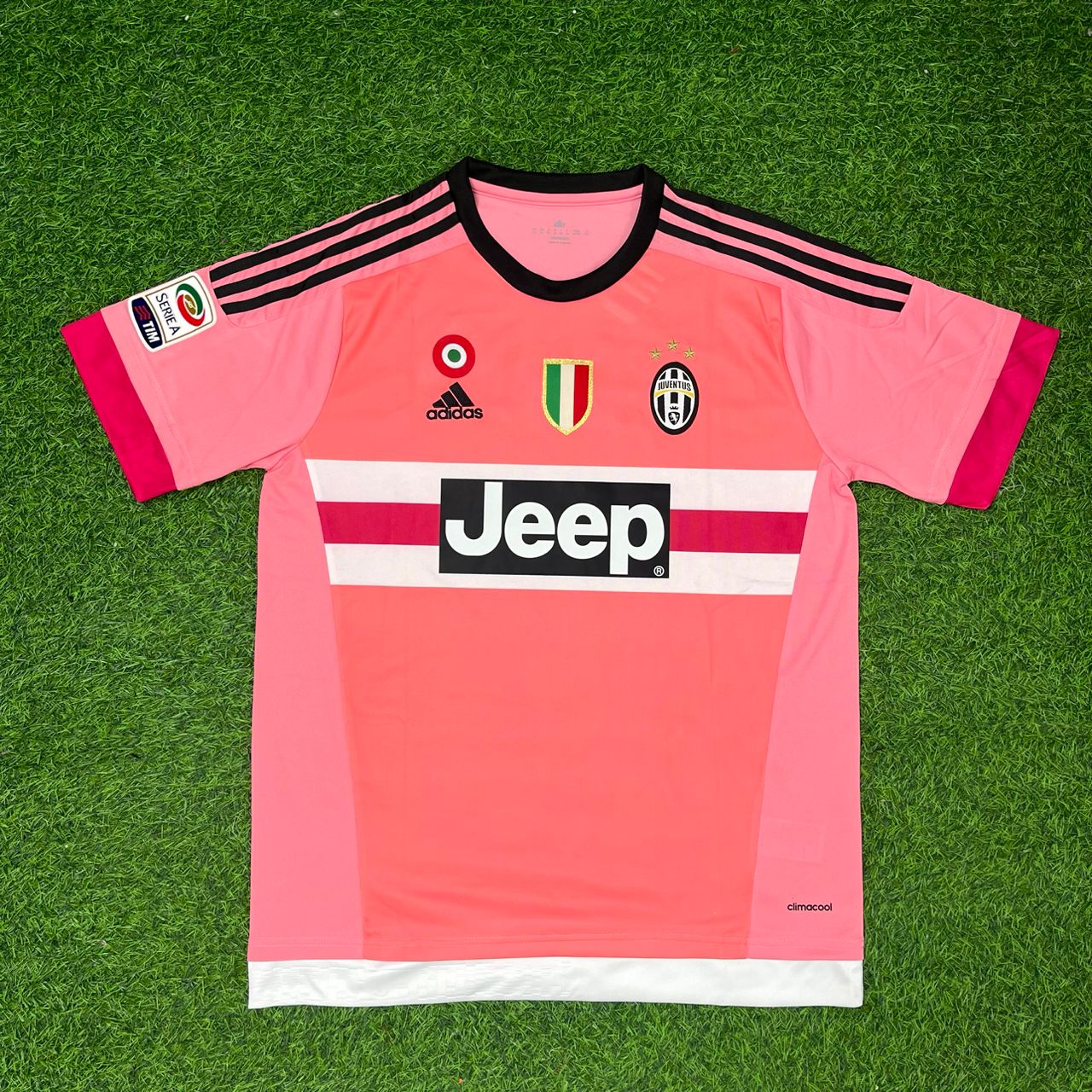 Kingsley Coman Juventus Pink Retro Football Jersey