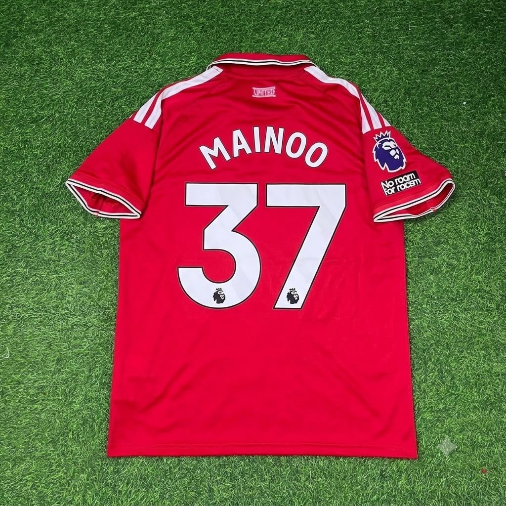 Kobbie Mainoo Manchester United New Season 2027 Jersey Trikot Maillot Soccer Shirt