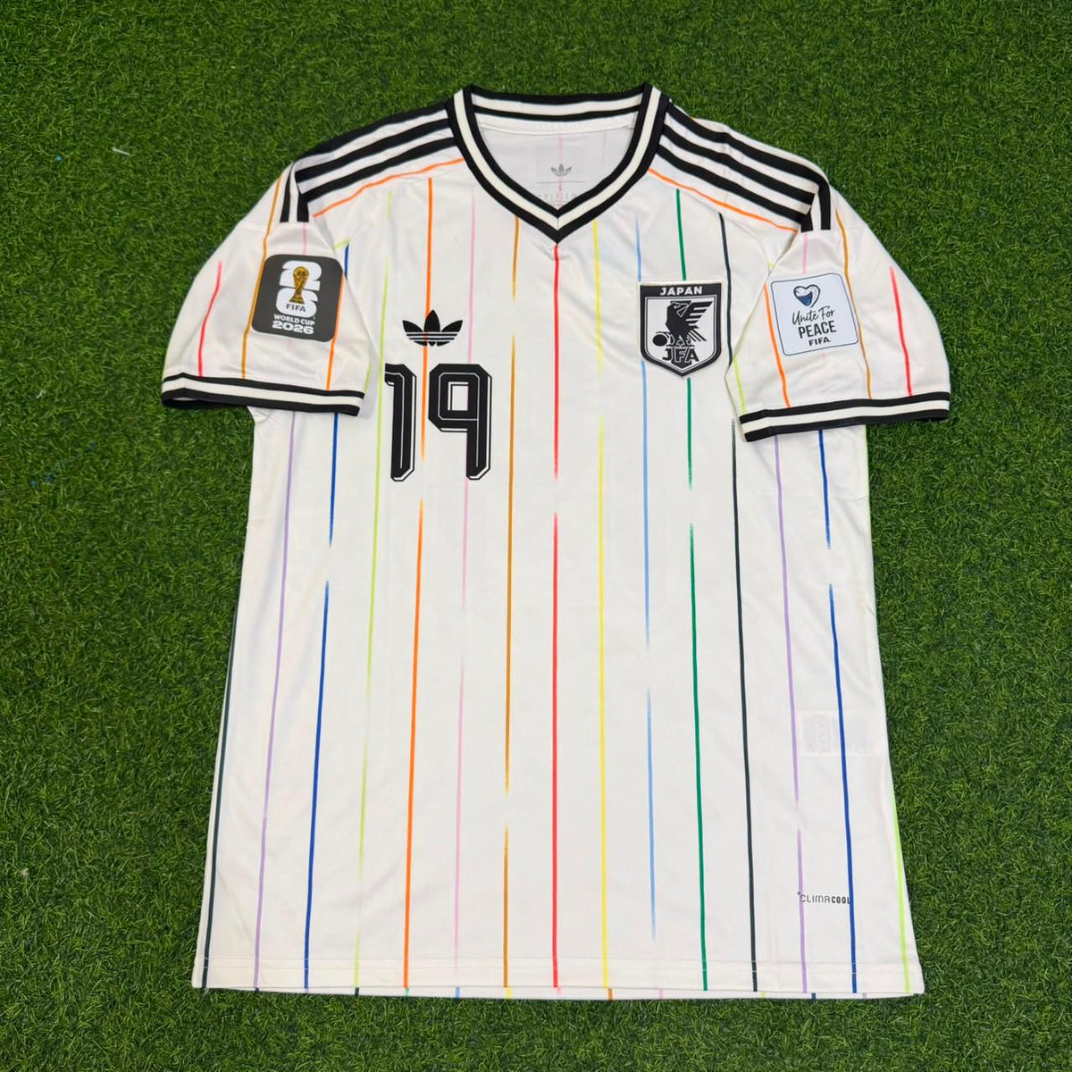 Koki Ogawa Japan 2026 World Cup Away White Football Jersey Trikot Maillot