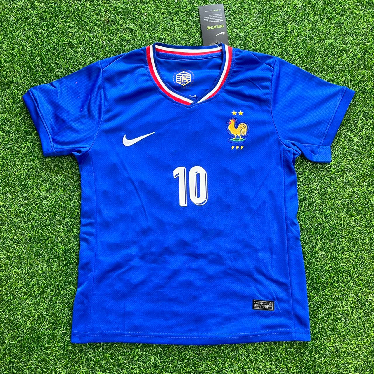 Kylian Mbappé France Euro 2024 Football Jersey Kit