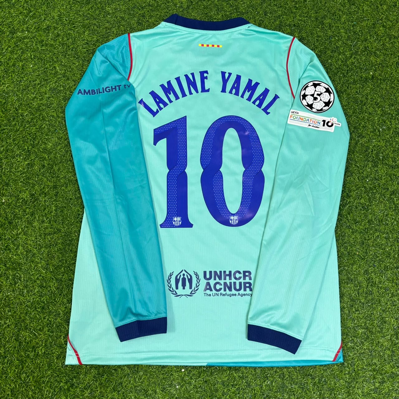 Lamine Yamal #10 Barcelona New Season Long Sleeve Jersey Trikot Maillot Soccer Shirt