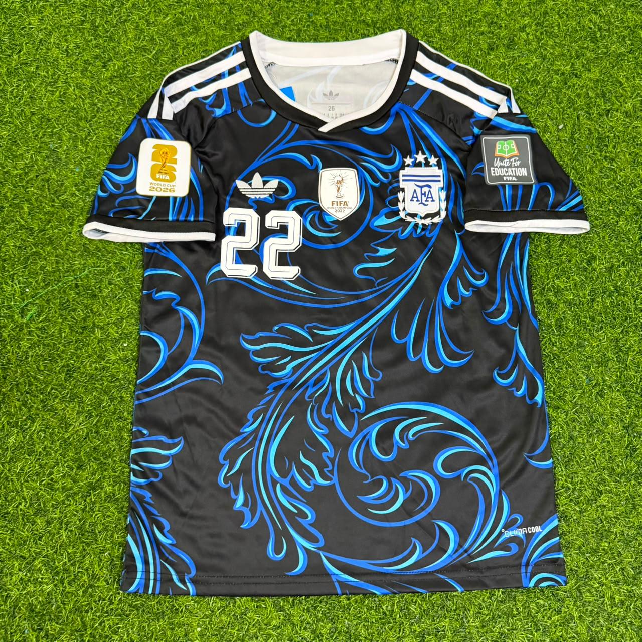 Lautaro Martinez Argentina 2026 World Cup Away Kids Football Jersey Kit