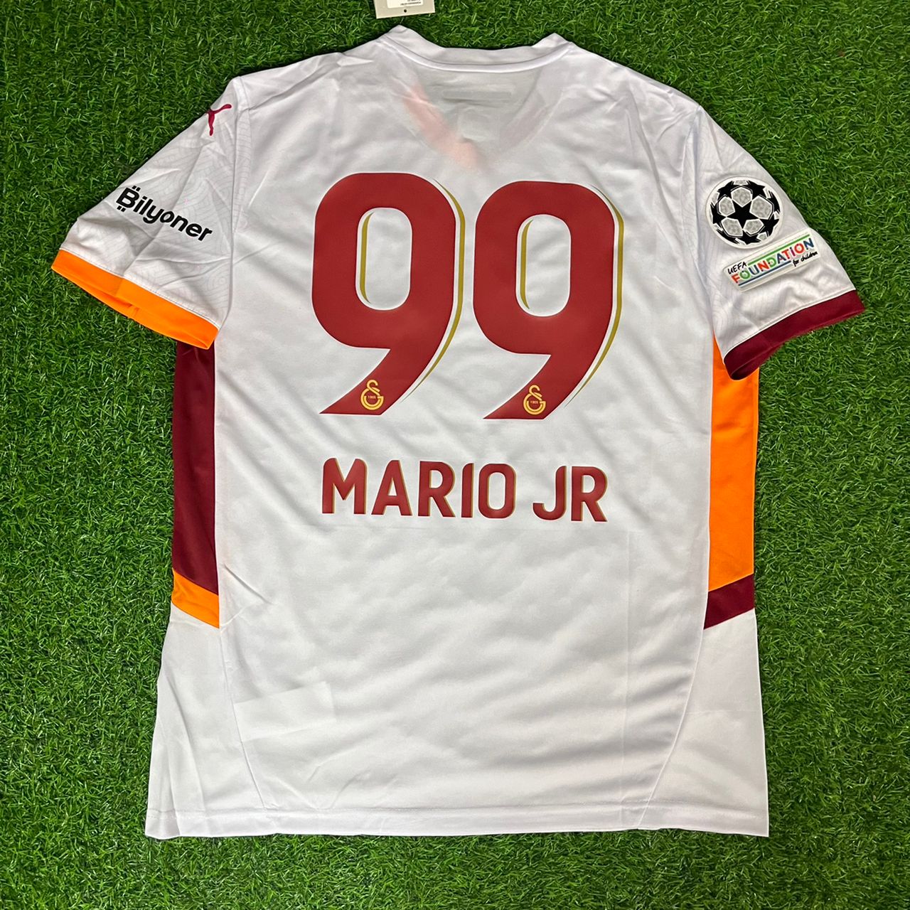 Galatasaray Mario JR Lemina 2025 White Jersey Trikot Maillot Soccer Shirt