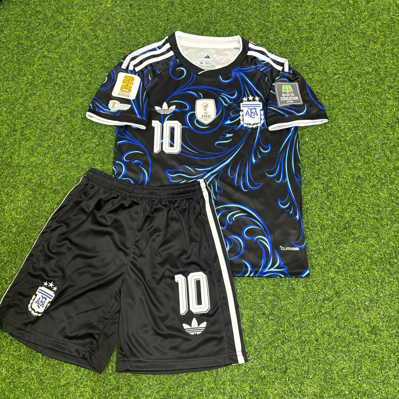 Lionel Messi Argentina 2026 World Cup Kids Football Jersey