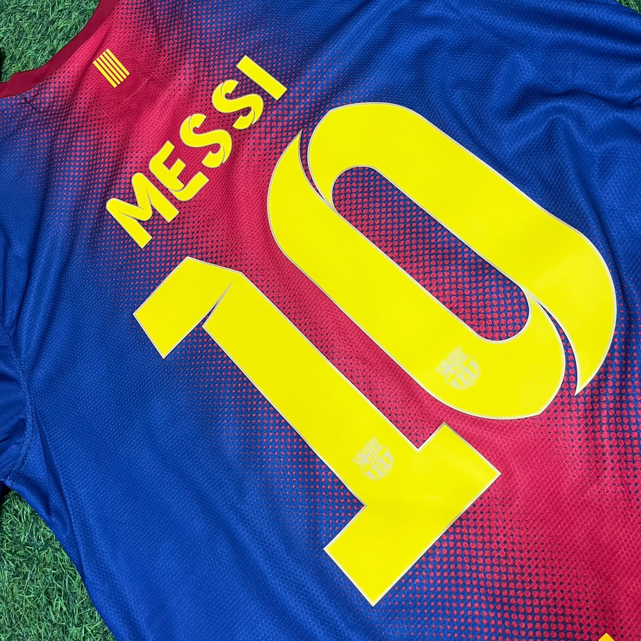 Lionel Messi Barcelona 2012/2013 Retro Home Football Jersey