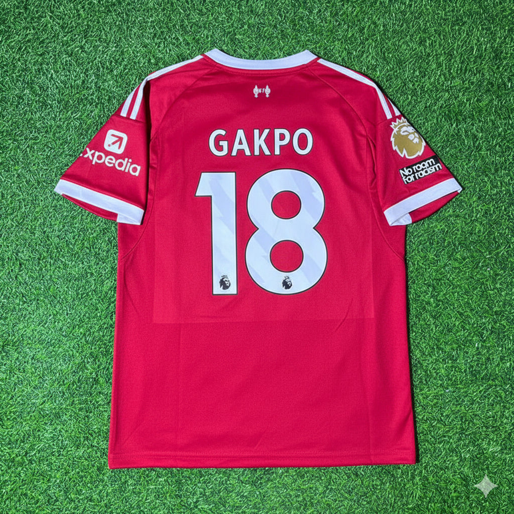 Maillot domicile de Cody Gakpo pour Liverpool (saison 2025/26)