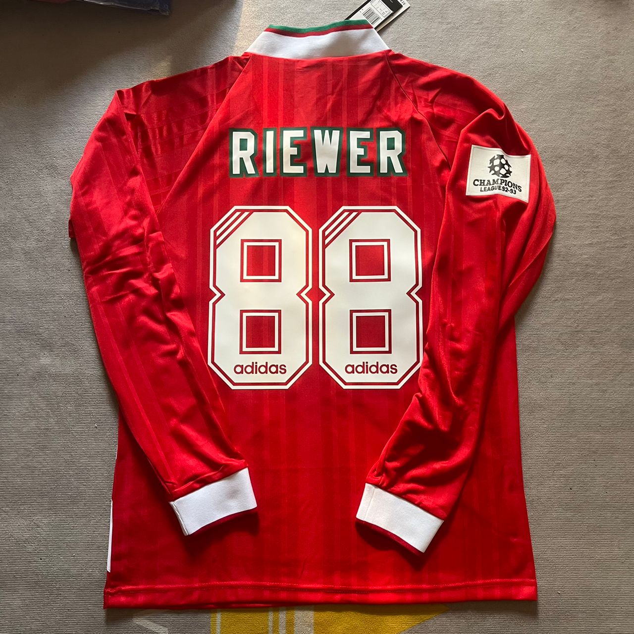 Liverpool Long Sleeve Retro Kit Jersey Trikot Maillot