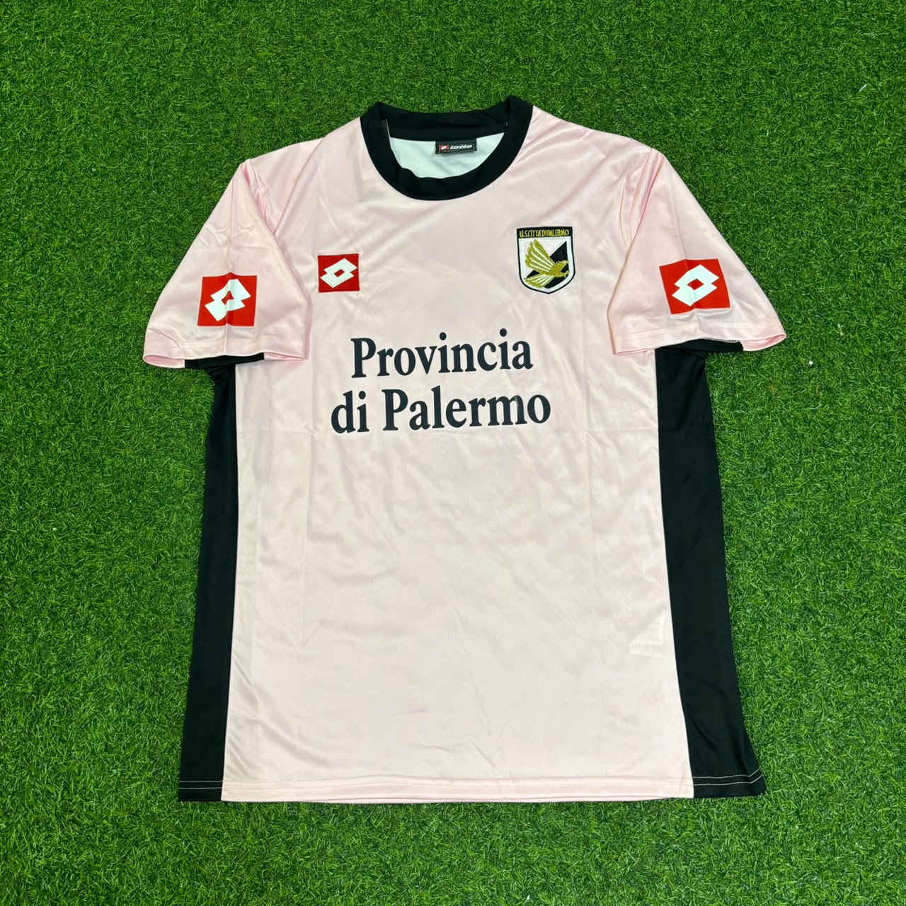Luca Toni Palermo FC 2003-2004 Pink Retro Football Jersey