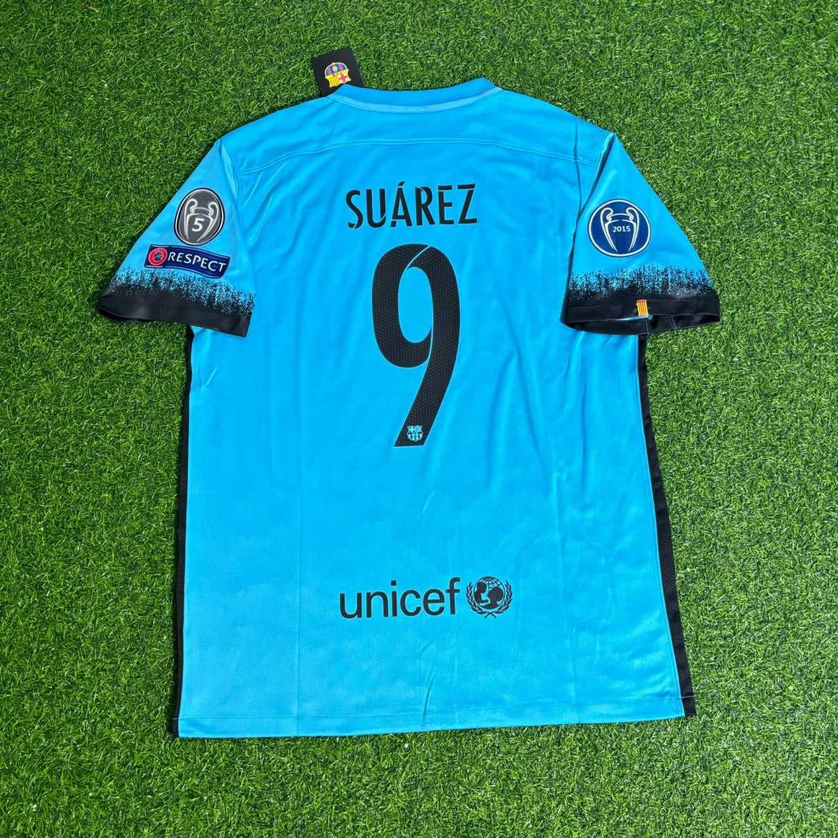 Luis Suárez Barcelona 2015/2016 Retro-Fußballtrikot