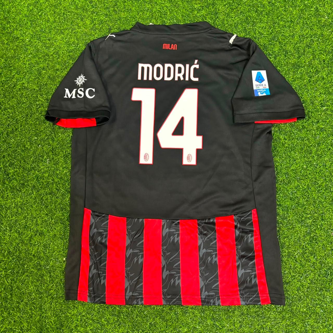 Luka Modric Milan New Season Jersey Home Soccer Shirt Trikot Soccer Shirt