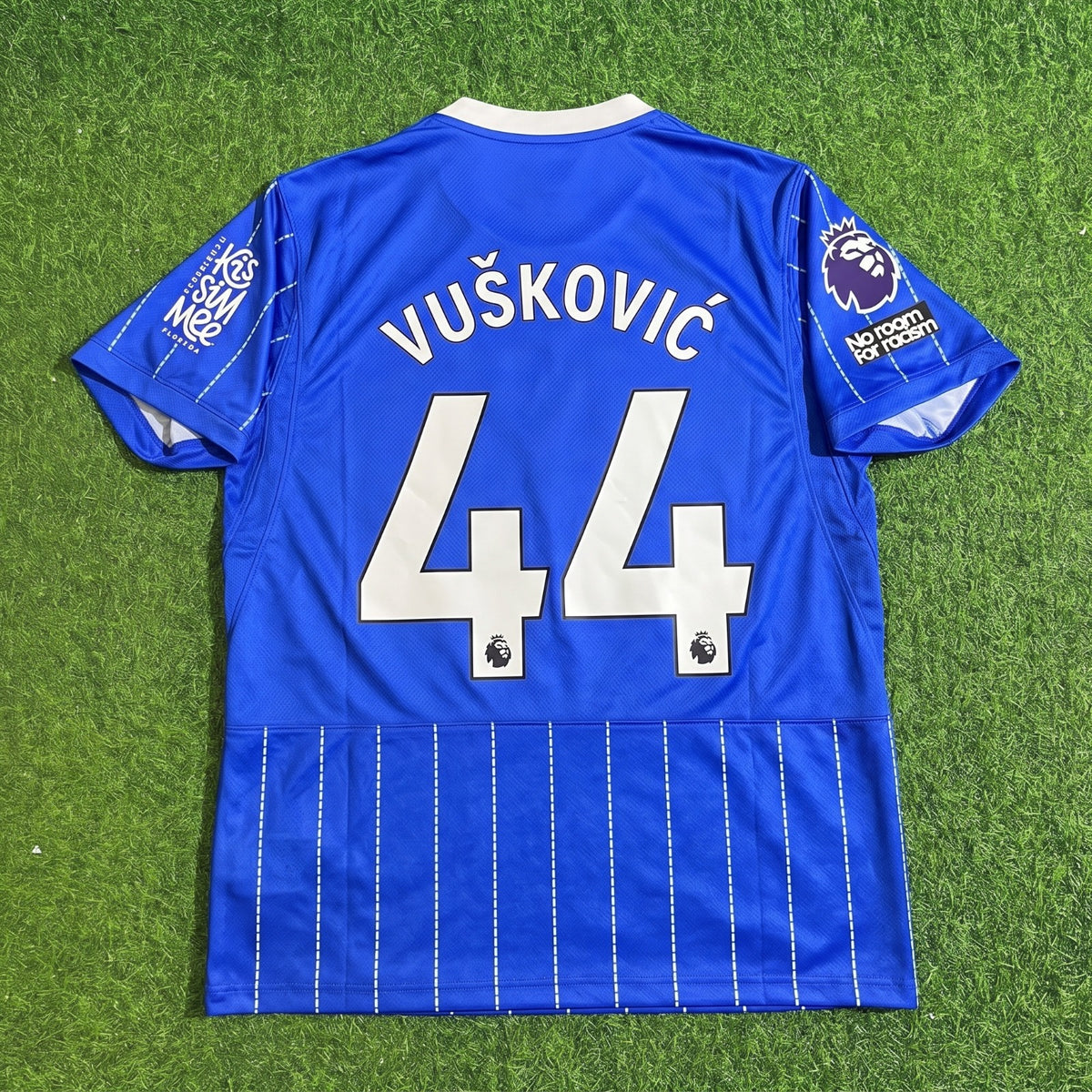 Luka Vušković #44 Brighton 2026/2027 New Season Home Blue Football Jersey