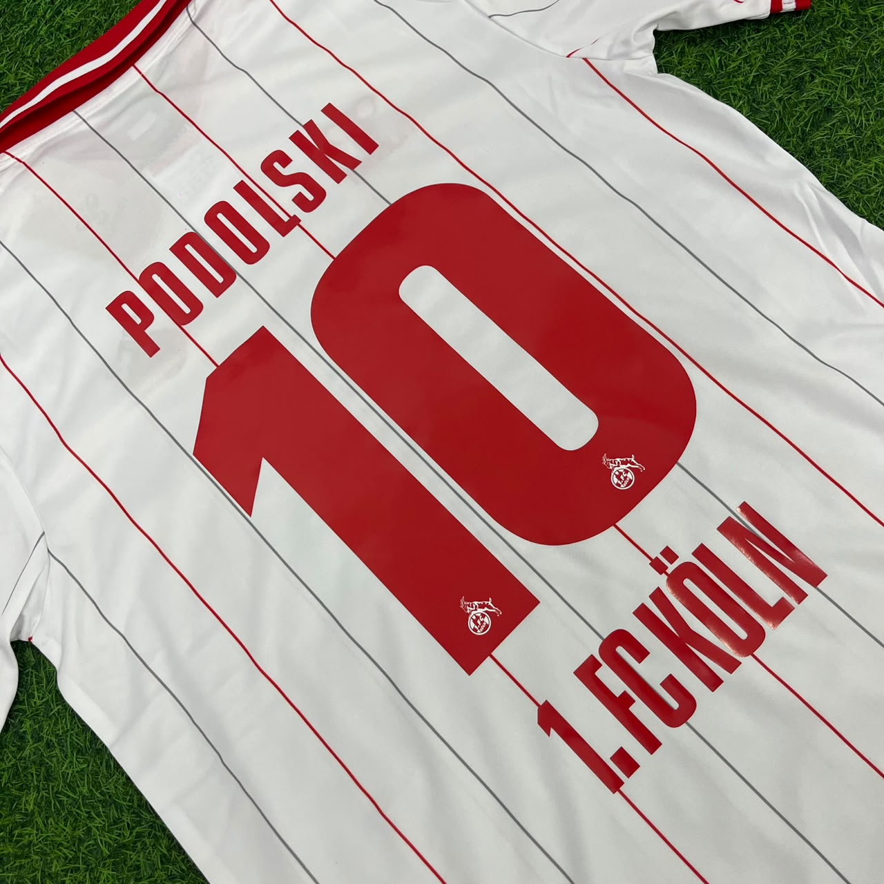Lukas Podolski FC Köln Commemorative Retro Football Jersey