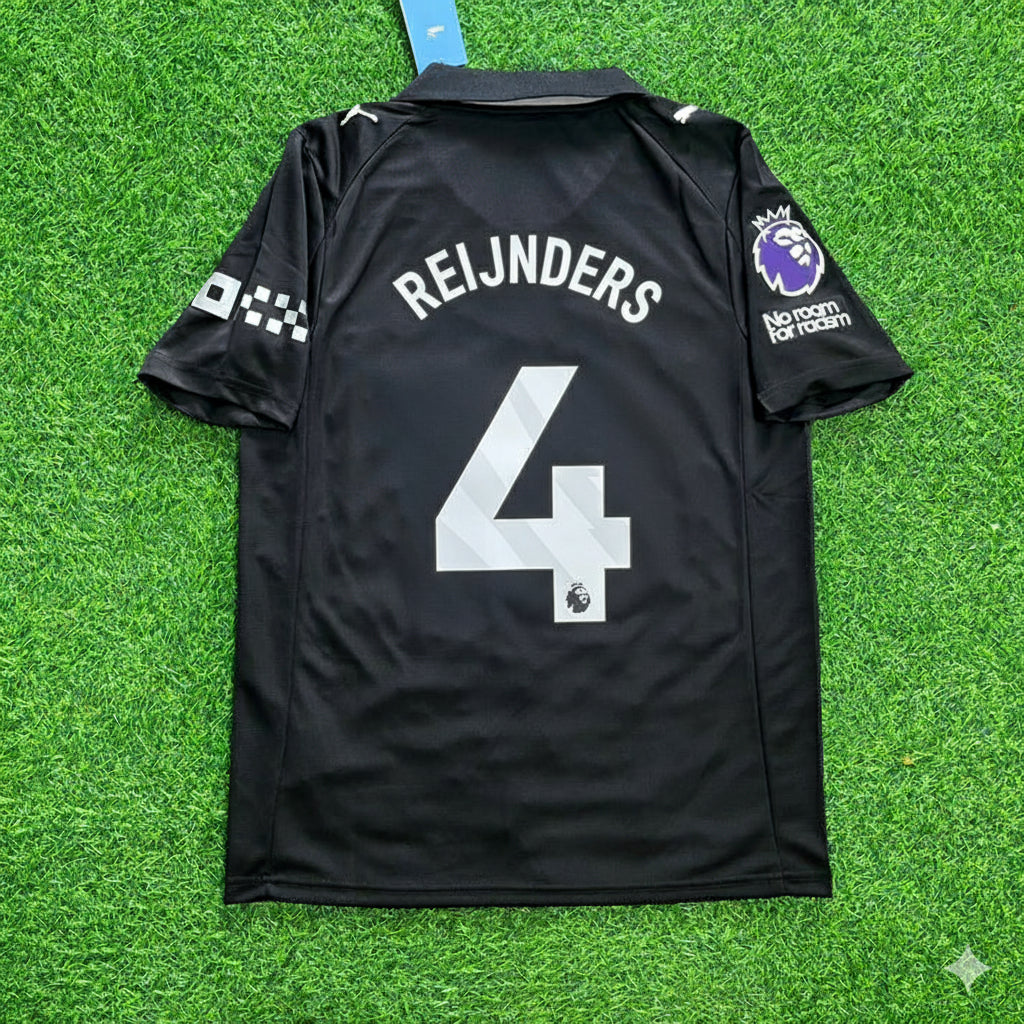 Maillot Tijjani Reijnders Manchester City noir nouvelle saison 2026